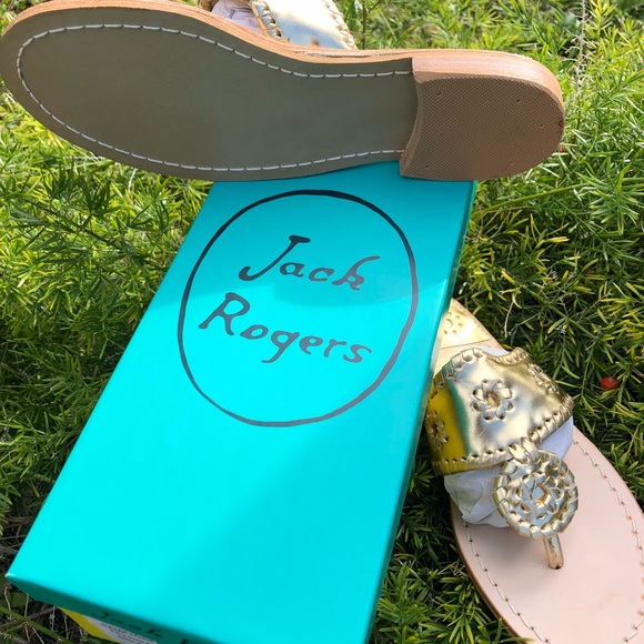 Jack Rogers Classic Navajo Gold Size 7 - Picture 2 of 2